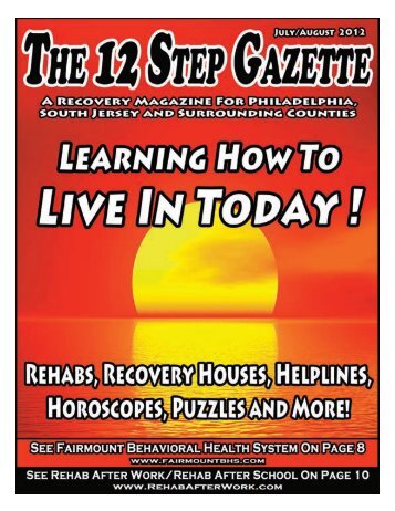 July & August 2012 - 12 Step Gazette