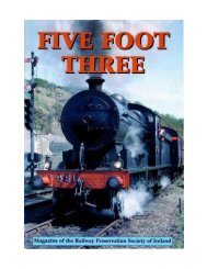 Five Foot Three Number 45 - Railway Preservation Society of Ireland