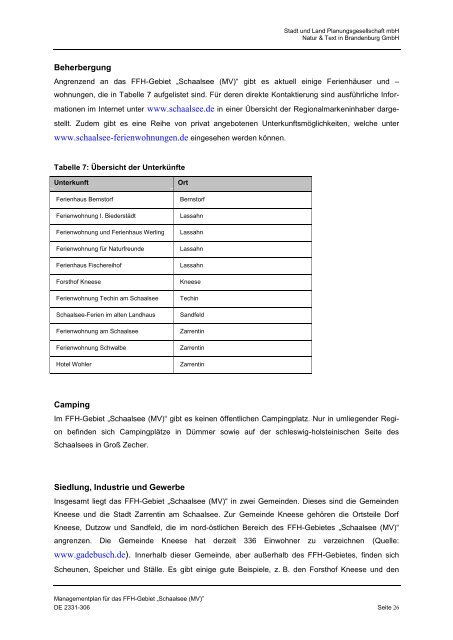 Managementplan Schaalsee (MV) - im Biosphärenreservat Schaalsee