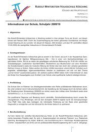 Allgemeine Informationen zur Schule 2009_10 ... - Vs-koesching.de