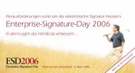 Einladung Enterprise-Signature-Day 2006 - Reiner SCT
