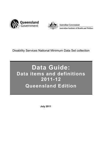 DS NMDS Data Guide - Department of Communities, Child Safety ...