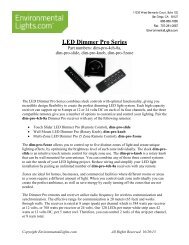 LED Dimmer Pro Series Manual - LED Lighting