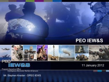 PEO IEW&S - (BCT) Modernization