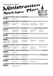 Ministrantenplan vom 25.02.2013 bis 17.03.2013 - englmarer-minis.de