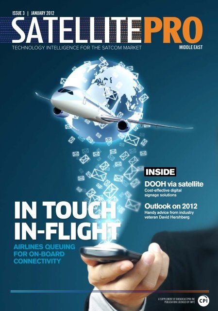 In touch In-flIght - Broadcastpro Middle East