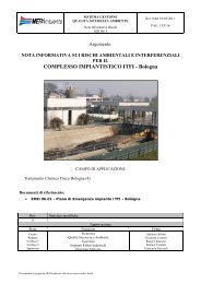 COMPLESSO IMPIANTISTICO ITFI - Bologna - Herambiente