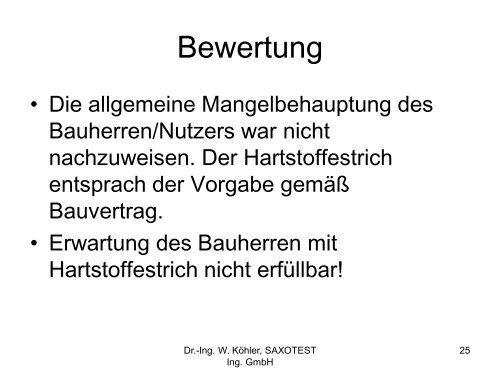 SchÃ¤den im konstruktiven Ingenieurbau - saxotest.de