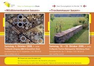 Wildbienenkasten bauen - Lebensraum Landschaft Cham