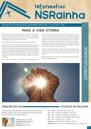Informativo Semanal 618.pdf - PARÃ³QUIA NOSSA SENHORA ...