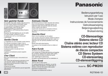 manual de usuario de sc-pm200() - Panasonic