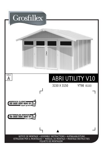 ABRI UTILITY V10 - Grosfillex Garden Home