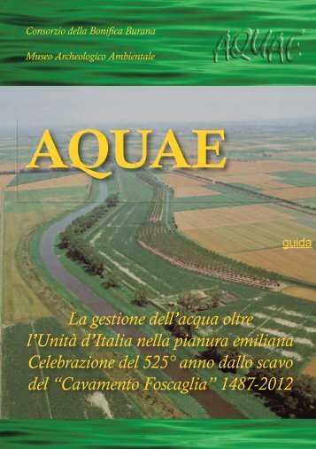 Aquae. La gestione dell'acqua oltre l'Unità - Istituto per i Beni Artistici ...