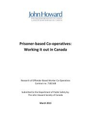 Coop Final Paper.pdf - The John Howard Society of Canada