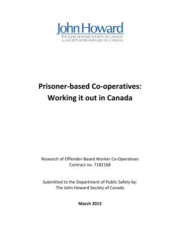 Coop Final Paper.pdf - The John Howard Society of Canada