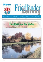 Traueranzeigen - Stadt Friedland