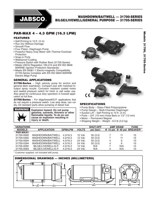 Spec Sheet - Fairfield Supply Inc.