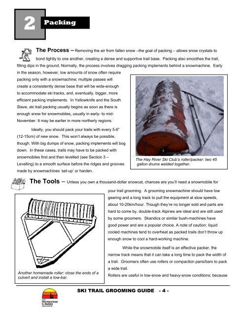 Ski Trail Grooming Guide - CCSAM