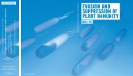 Evasion and suppression of plant immunity - Universiteit Utrecht