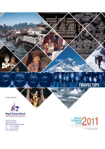 TRAVEL TIPS - Nepal Tourist Board