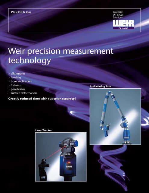 Precision Measurement Tech. - Weir Oil & Gas Division