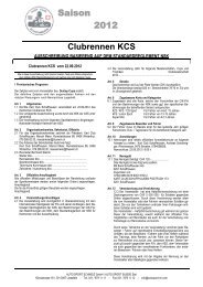 Clubrennen KCS - Schaffhausen.ch