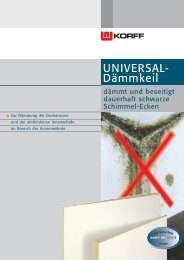 Dämmkeil für druck - Baubook