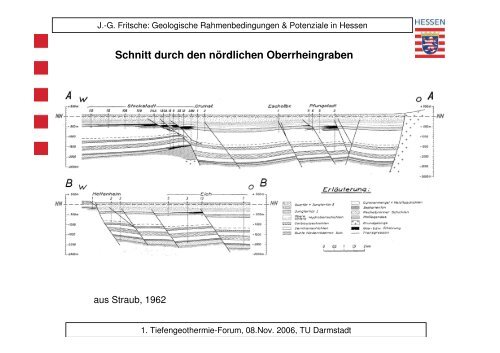Geologische Rahmenbedingun- gen & Potenziale in Hessen