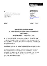 FA-Bescheid 2011 Begünstigter Empfängerkreis gemäß §4a Z. 3 ...