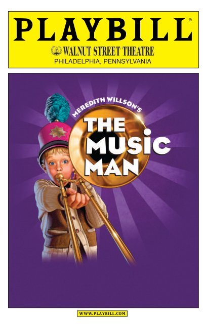 The Playbill - Walnut Street Theatre