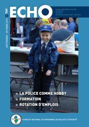la police comme hobby formation rotation dlemplois - NSPV