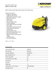 Karcher Pressure Washers HDS 10/20-4 M - Saracen Distribution