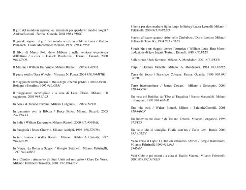 Visualizza in formato PDF - Biblioteca Comunale di Montebelluna