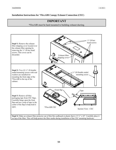 OPERATOR'S MANUAL - The Baker Company Blog