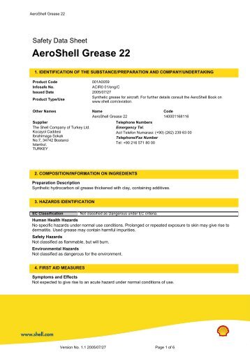 AeroShell Grease 22 - Ovenon