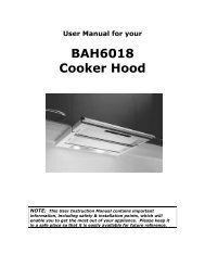 COOKER HOODS - Baumatic