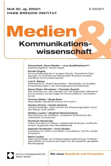 Ganzes Heft zum Download (Pdf) - Medien ...