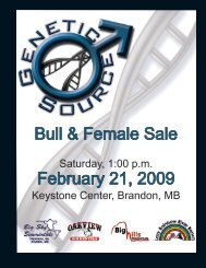 Genetic Source Bull & Female Sale - Transcon Livestock Corporation