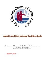 St. Charles County Codes - National Swimming Pool Foundation