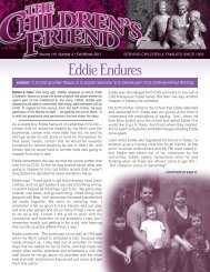EddieEndures - Children's Home Society