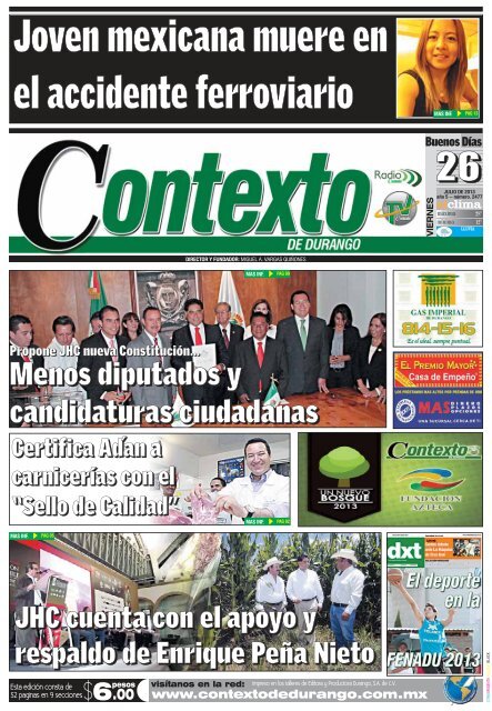 26/07/2013 - Contexto de Durango