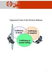 Organized Crime in the Western Balkans Trafficking in drugs ... - Eulex