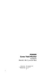 PS8000i Ceres Yield Monitor - RDS Support Server