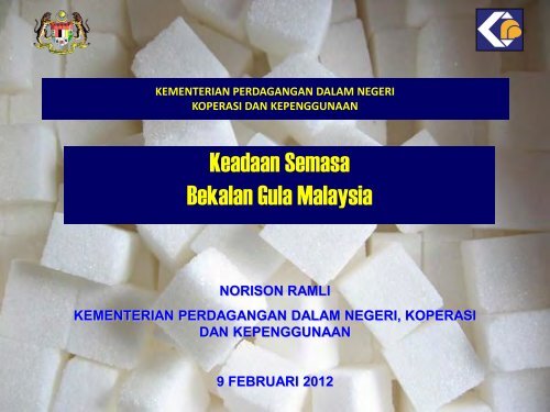 Keadaan Semasa Bekalan Gula Malaysia - Akademi Sains Malaysia