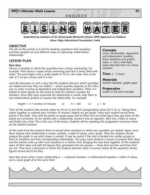 2-Alg (web version).qxd - The Math Projects Journal