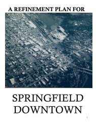 Downtown Refinement Plan - City of Springfield