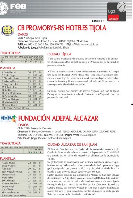 DOSSIER ADECCO.qxp - FederaciÃ³n EspaÃ±ola de Baloncesto