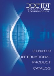 Fluorophores Integrated Dna Technologies