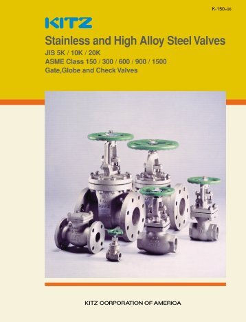 Kitz Stainless & High Alloy Steel Valves - Associated Valve