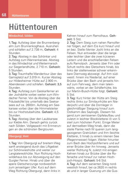 Hütten- & Wandertipps - Download brochures from Austria